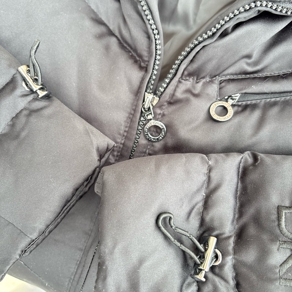 DKNY Down Puffer Jacket Waterfowl Coat Long Winter Coat Long puffer Jacket - Picture 9 of 14
